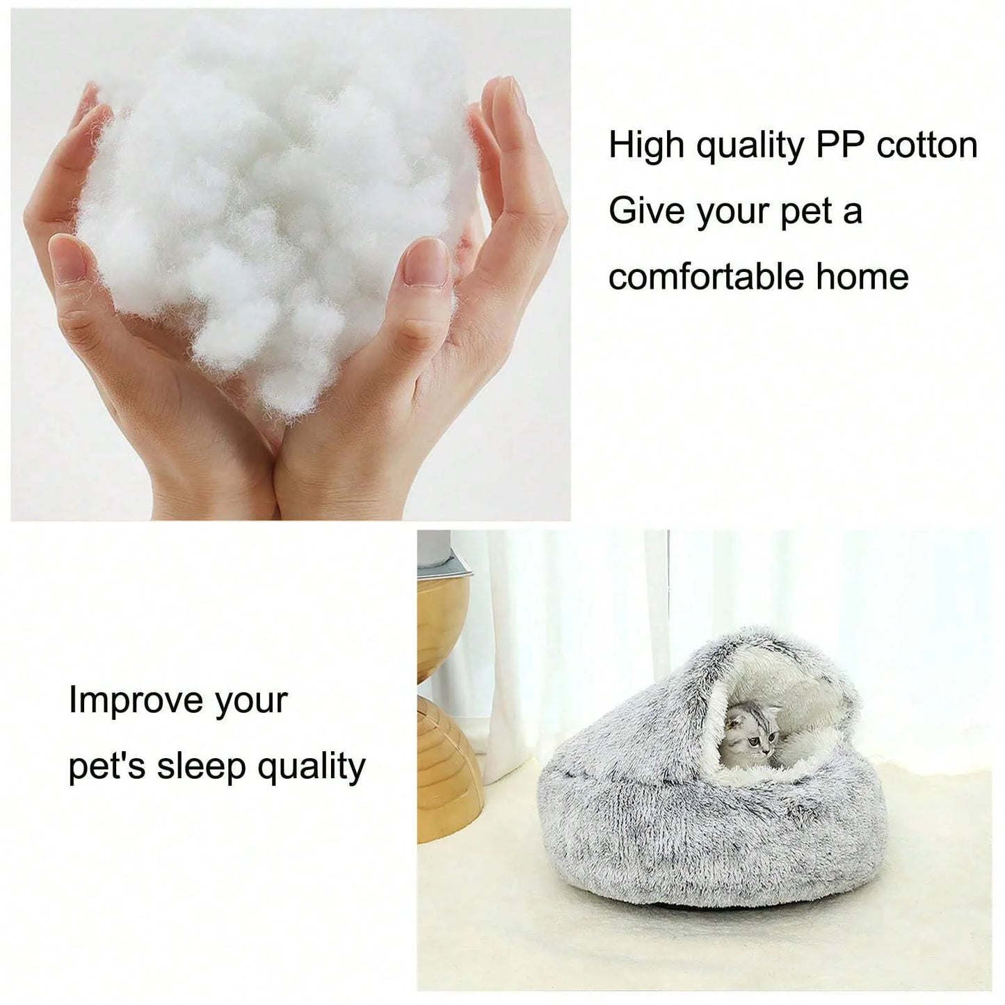 Cat Bed Pet Cushion Warm Cat and Dog