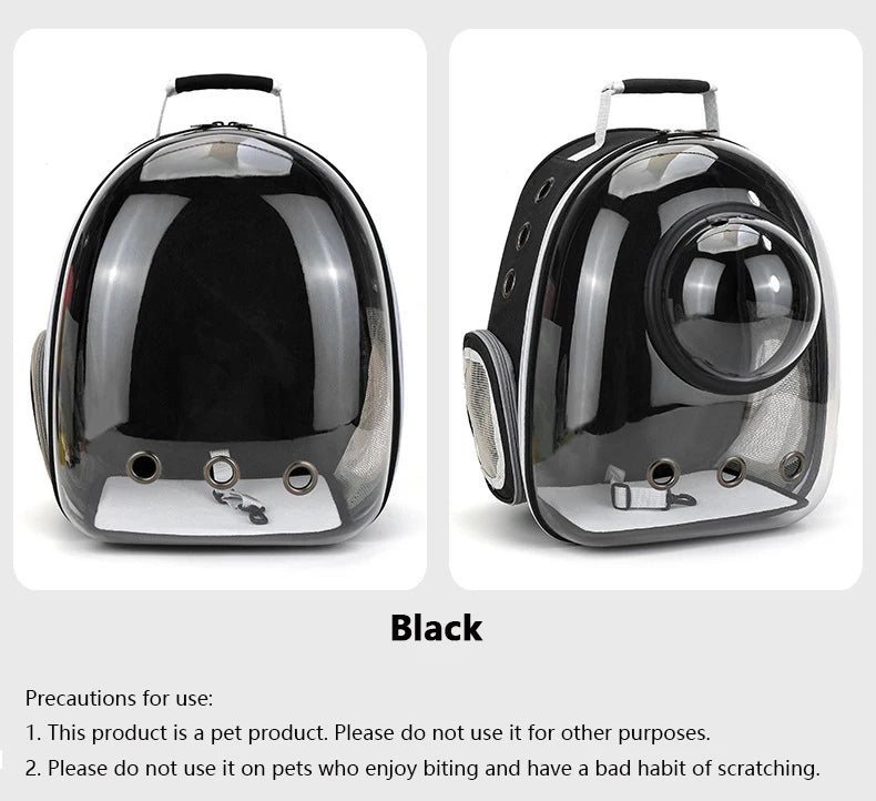 Pet Breathable Portable Transparent Backpack