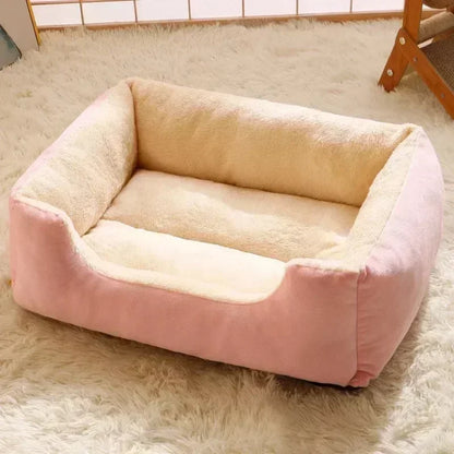 Cozy Plush Pet Bed Soft & Warm for Ultimate Comfort