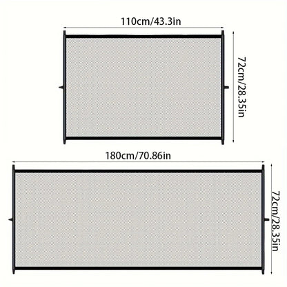 Portable Pet Dog Barrier Fences with 4 Hooks