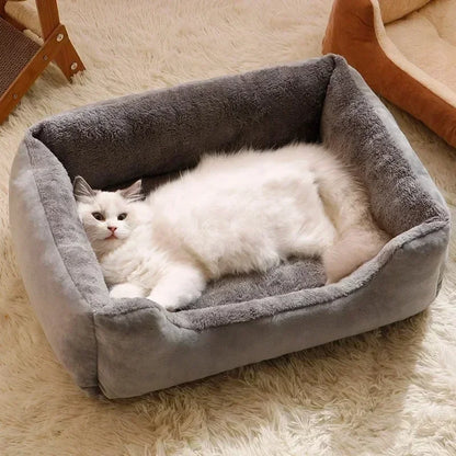 Cozy Plush Pet Bed Soft & Warm for Ultimate Comfort