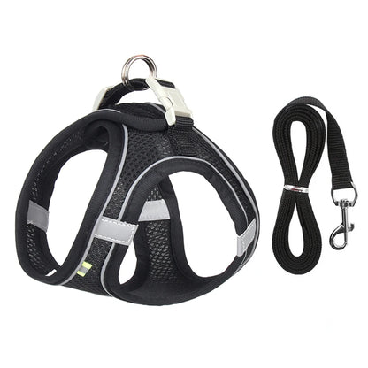 Dog Harness Leash Set for Small Dogs Adjustable Puppy Cat Harness